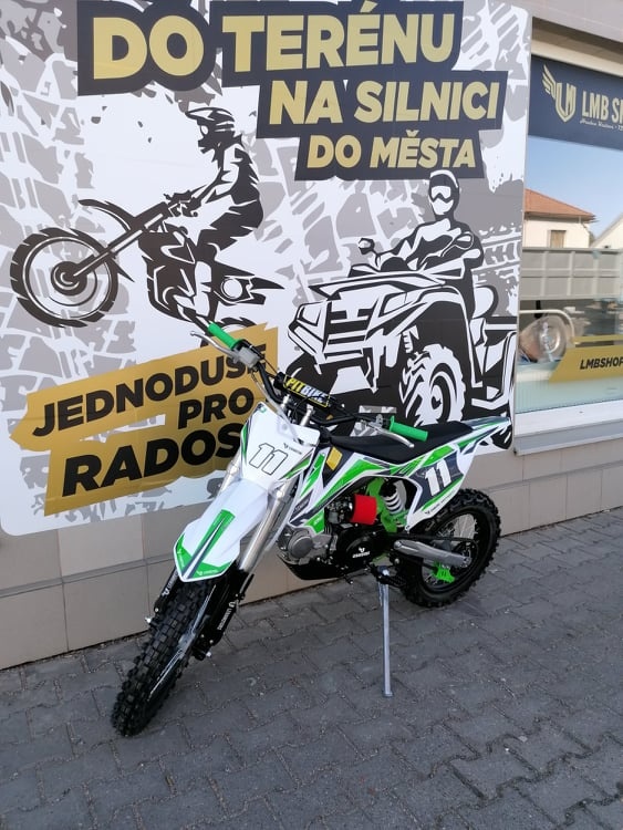 Pitbike Shark 125cc 17/14 zelená - 3