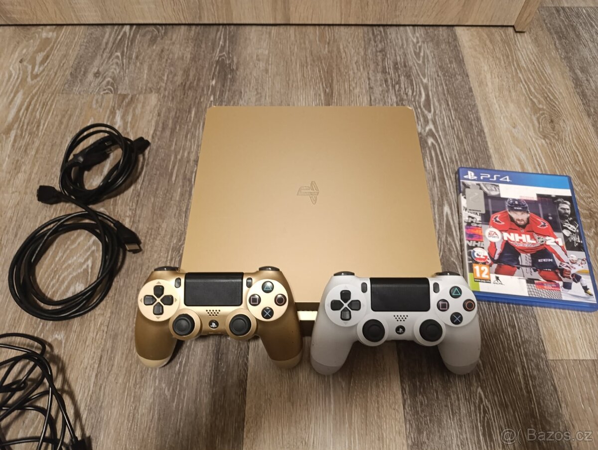 PS4 500gb slim zlatý - 3