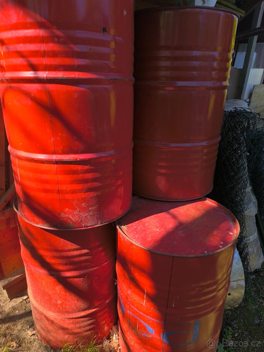 Sudy plechové 200 l - 3