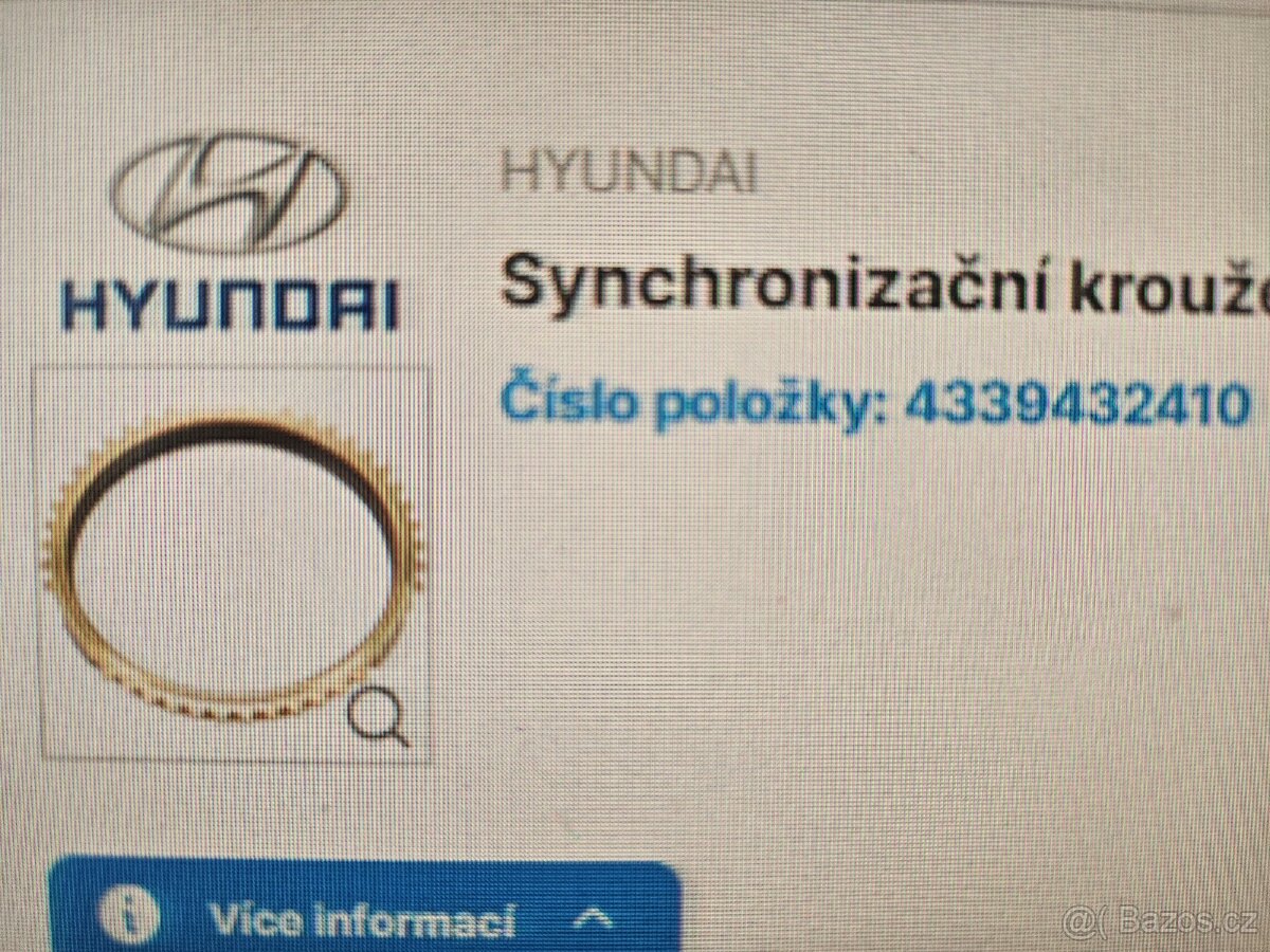 Synchron převodovky Kia, Hyundai - 3