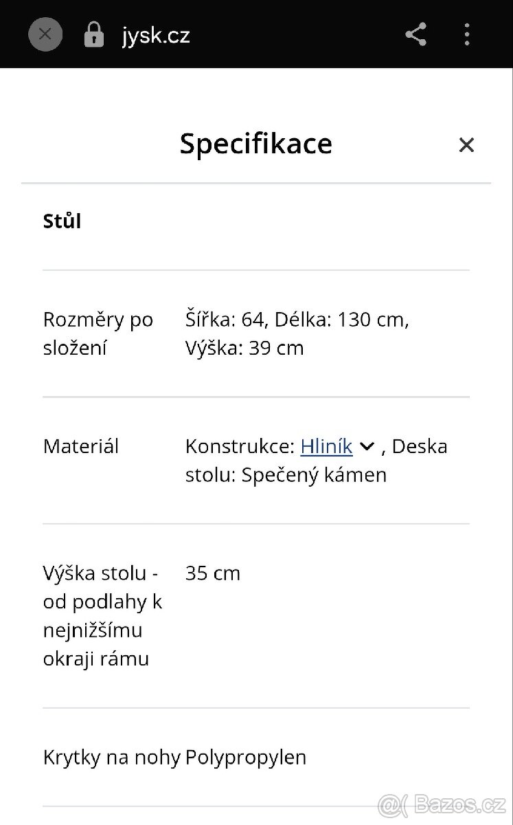 Konferenční a odkládací stolek 130cm - 3