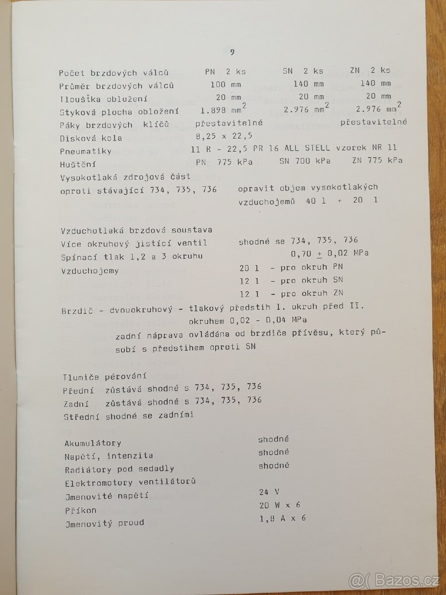 Návod k obsluze Karosa C 744 - 3