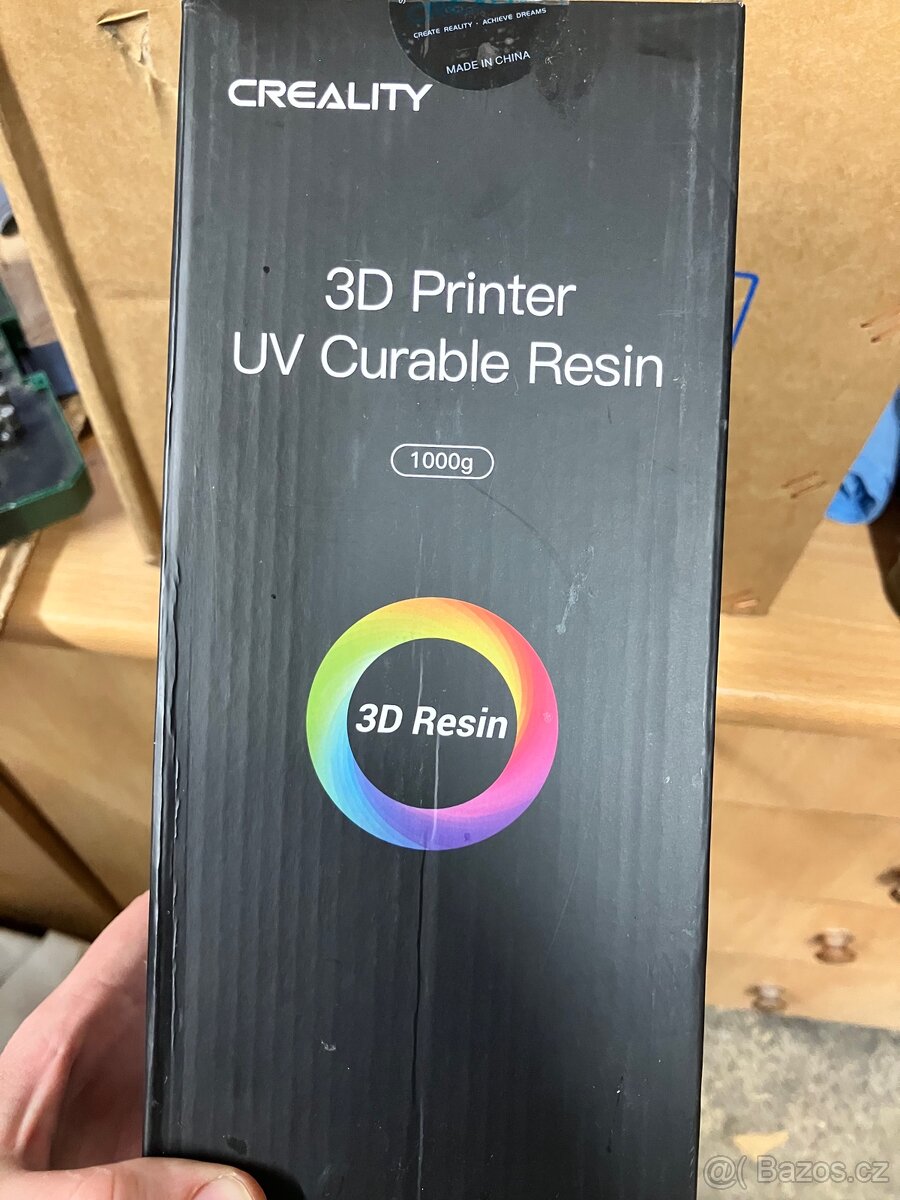 Creality 3D tisk standard resin - černý 1 kg - 3