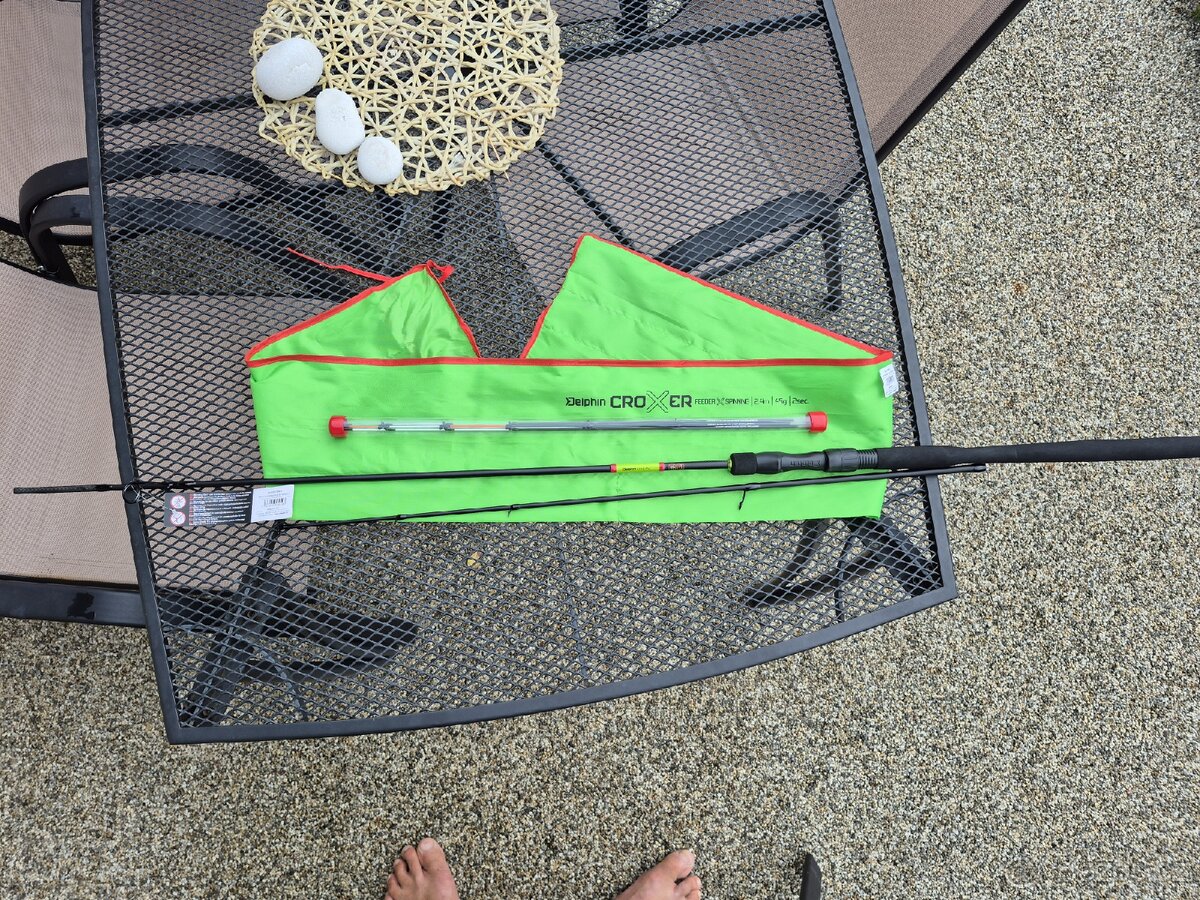 Rybářský prut feeder delphin croxer 2,4m 45g - 3