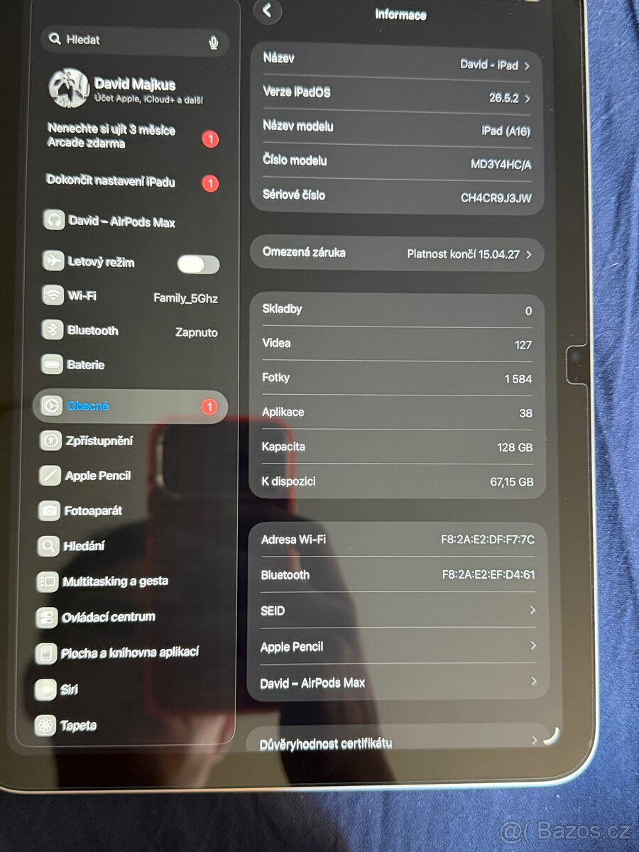iPad A16 (11th gen) + Apple Pencil USB-C - 3