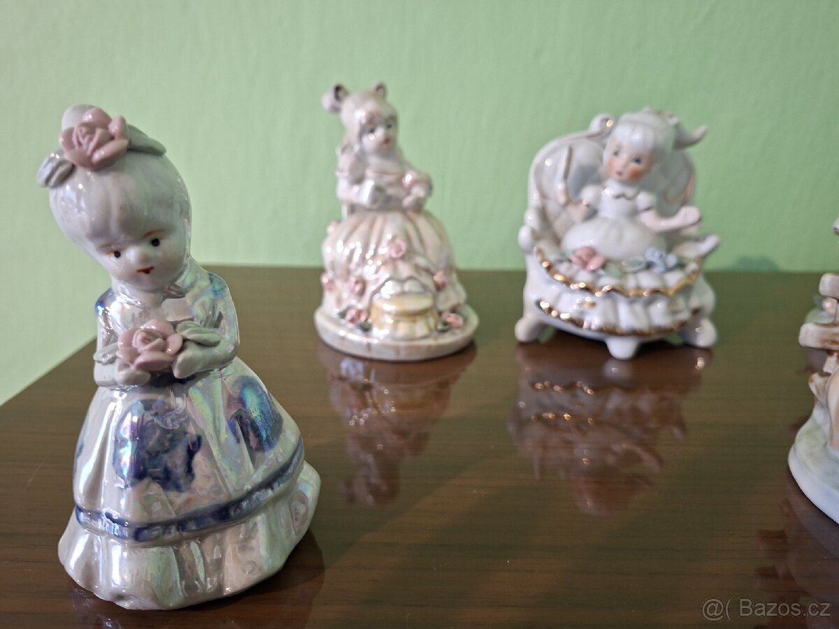 Sada 7 porcelánových sošek – výška 13 cm - 3