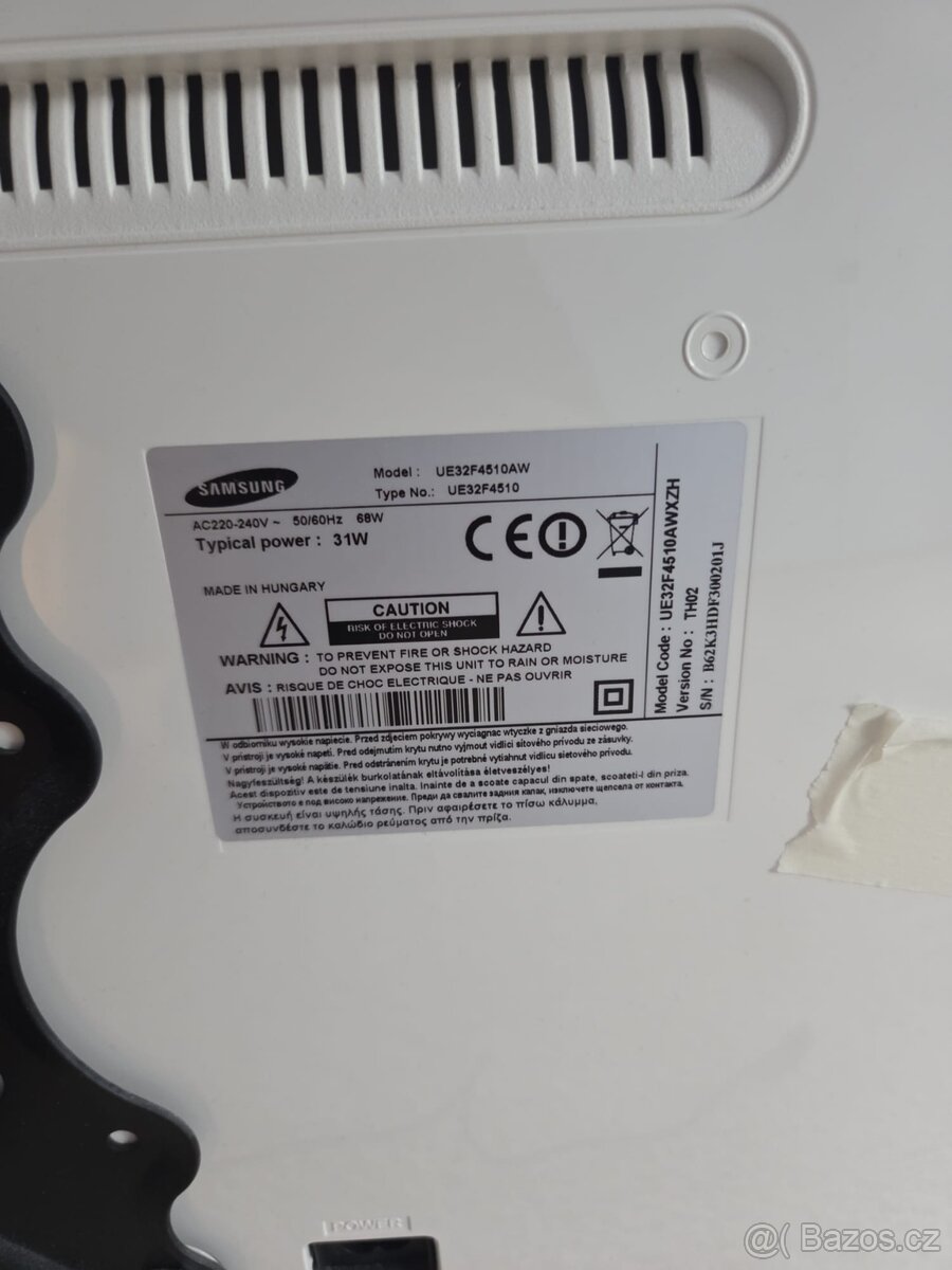 TV SAMSUNG - BÍLÁ - UE32F4510AW - 3