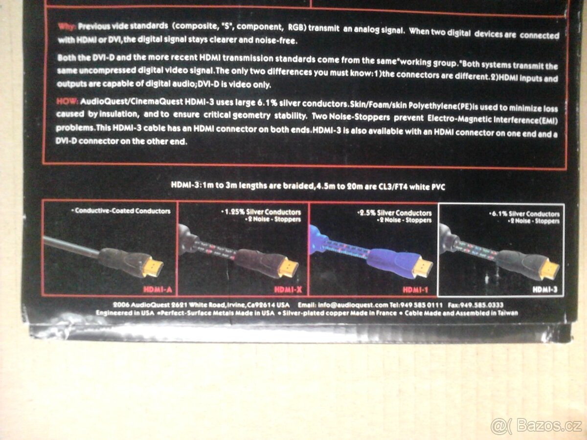 Audioquest HDMI-3 - 3