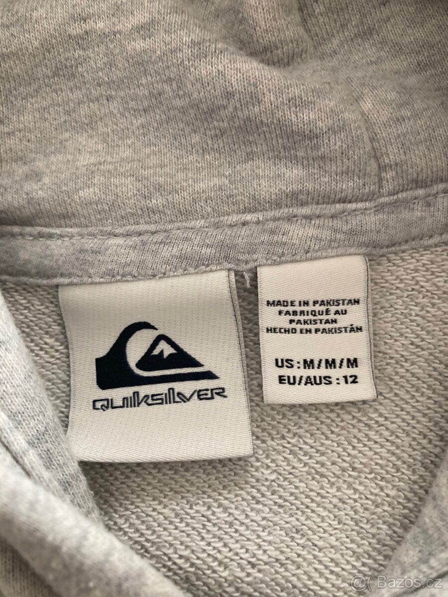 super mikina quiksilver, vel. cca 12 let, dětská M - 3
