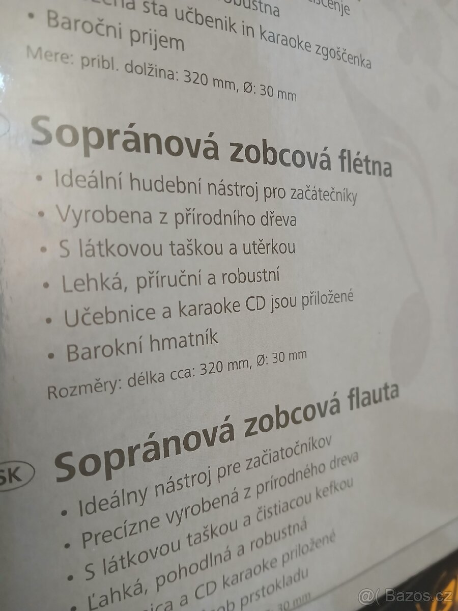 Sopránová zobcová flétna s CD - 3