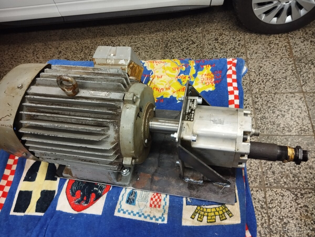 Elektromotor 2, 2KW s hydraulickým čerpadlem - 3
