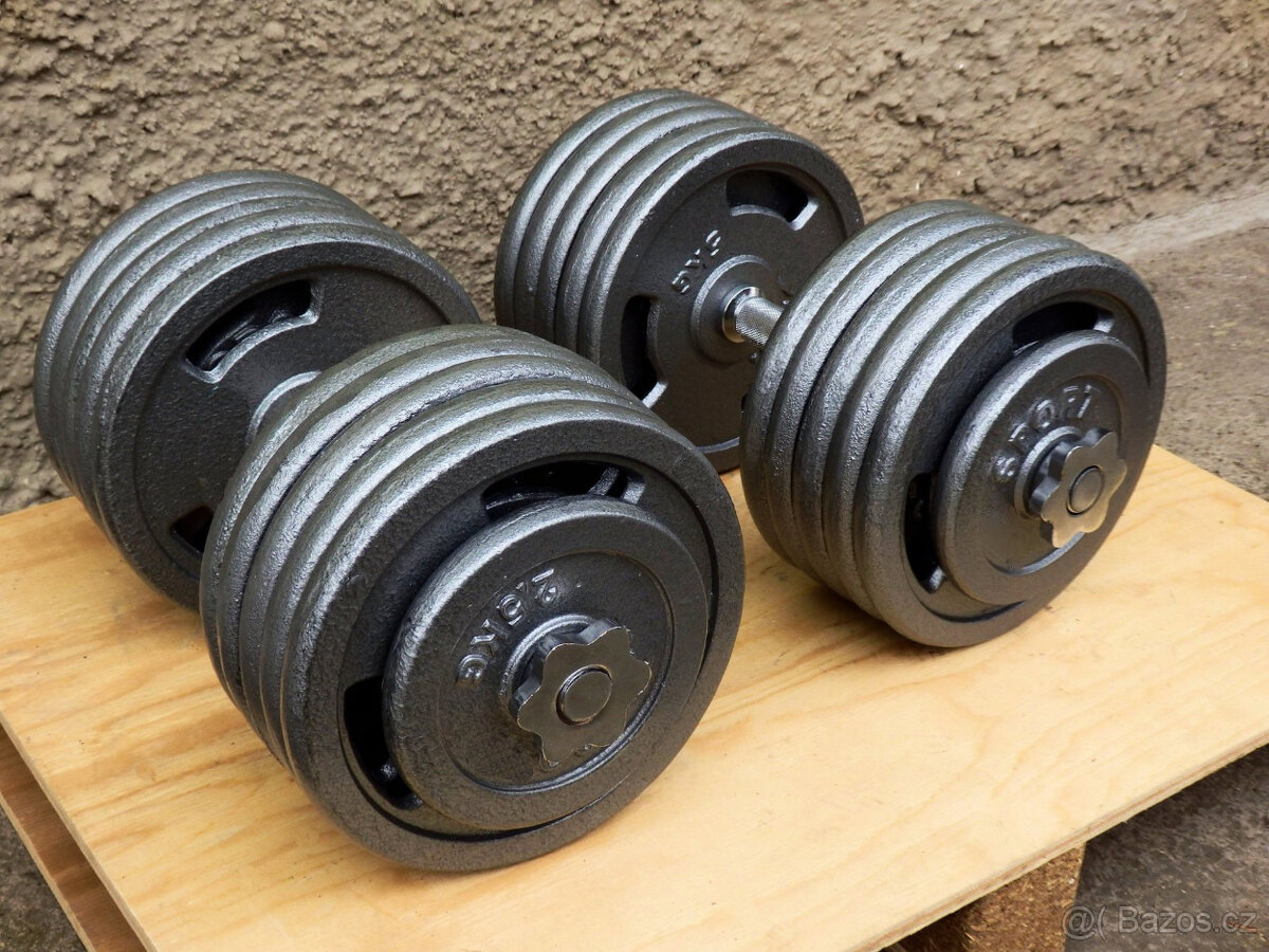 Jednoručky činky 2x58kg - 3