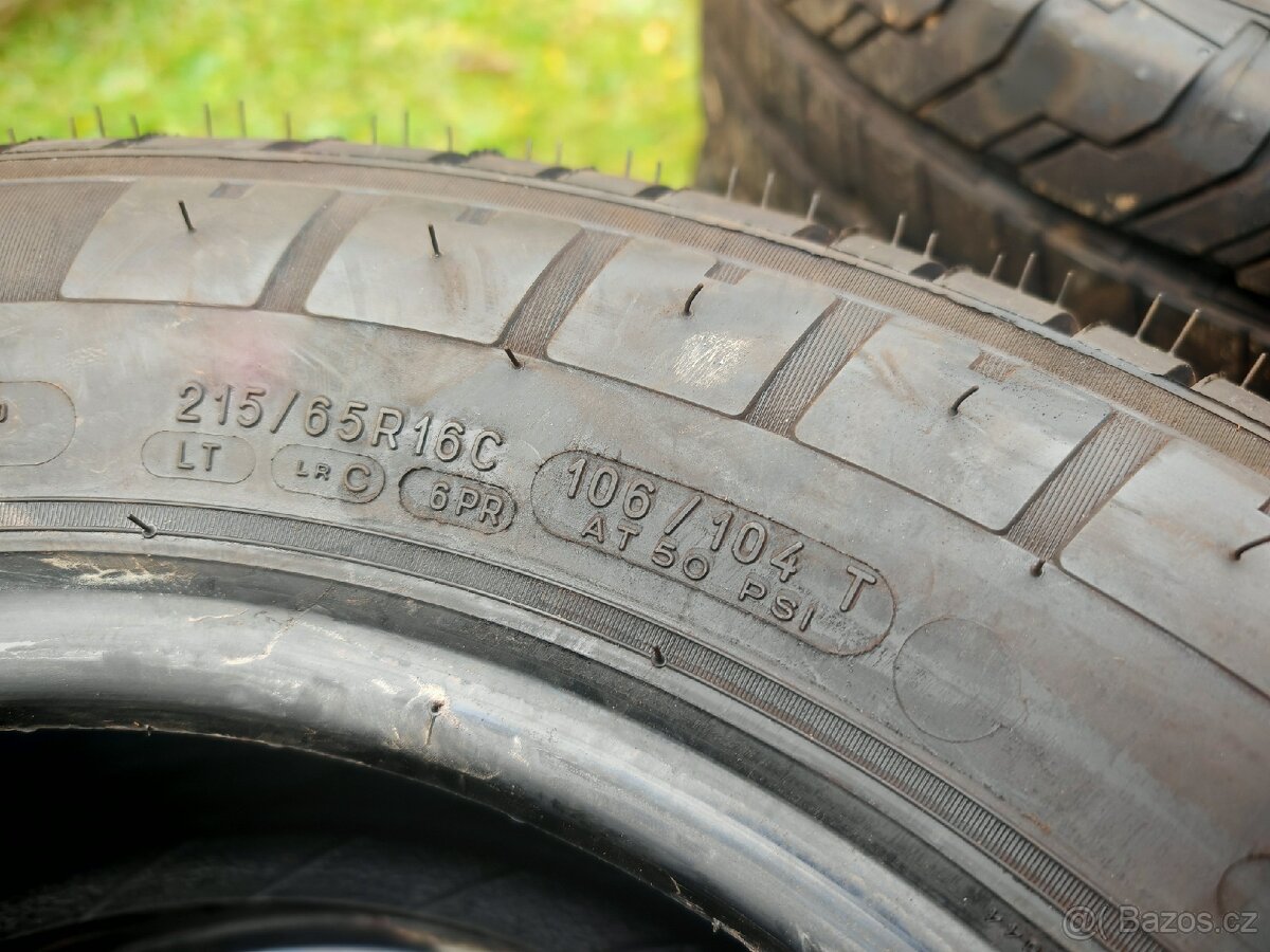Vw T5, T6, Proace nové letní Michelin 215/65/16C. - 3