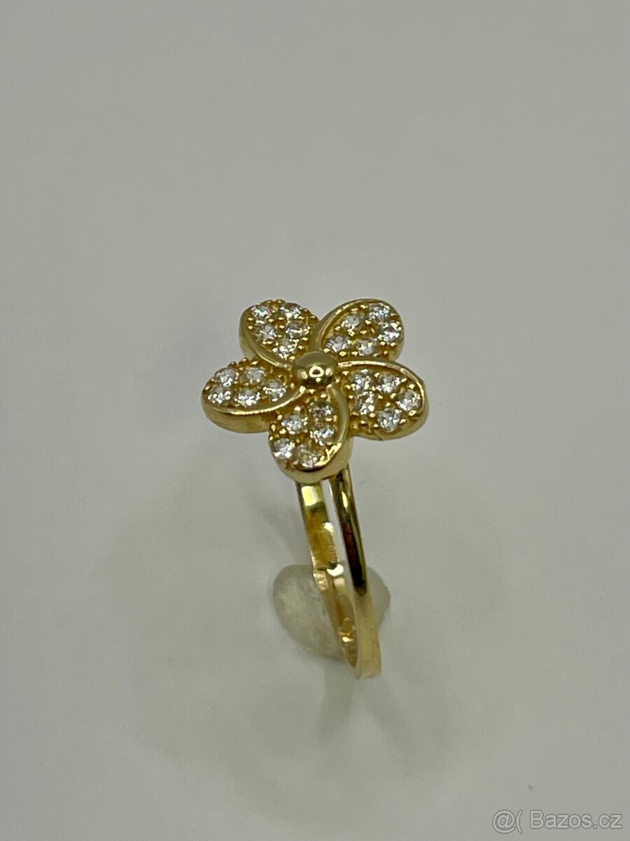 zlatý prsten 14 karátů 585/1000 - nový - 3