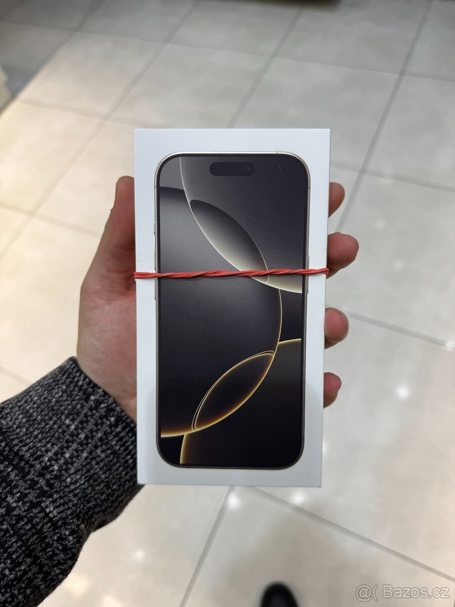 Iphone 16 pro 128 gb - NEROZBALENÝ V ZÁRUCE DO 2027 - 3