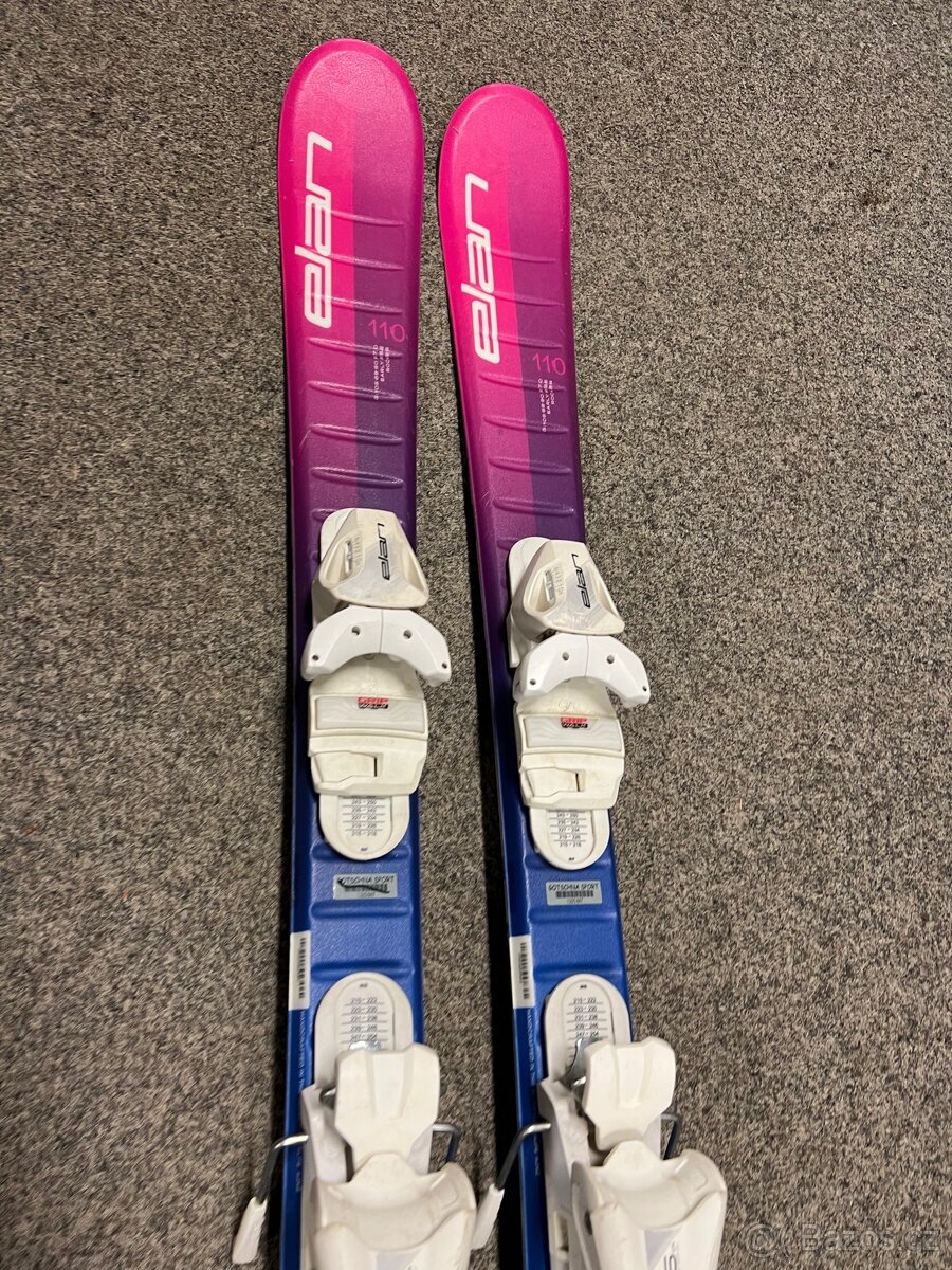 Dětské dívčí lyže ELAN - Sky 110cm - 3