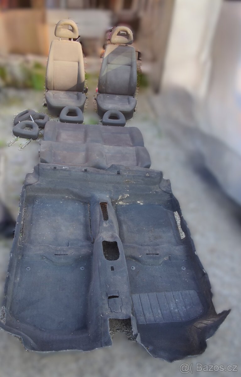 Vw Lupo koberec, sedačky, opeřky hlavy - 3