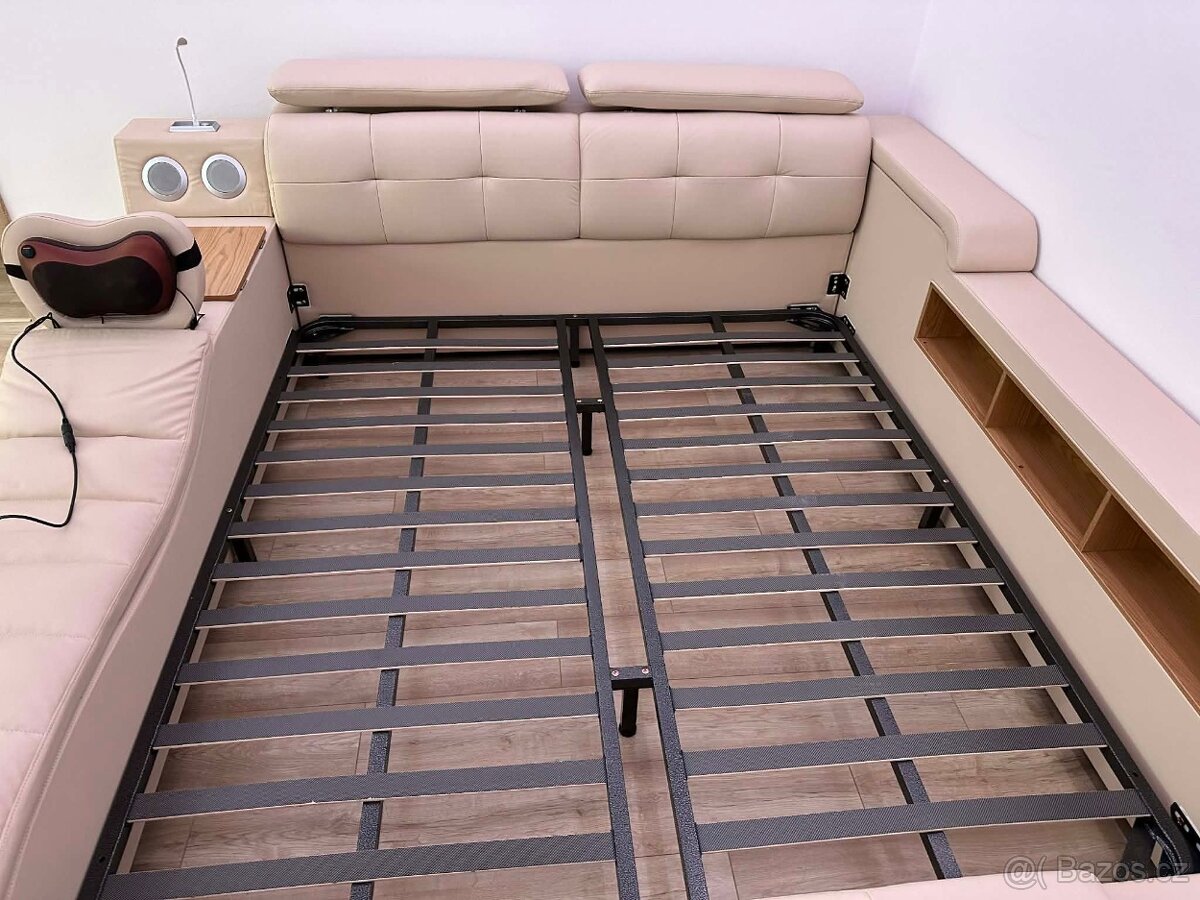 Luxusní postel s masážním křeslem - 3