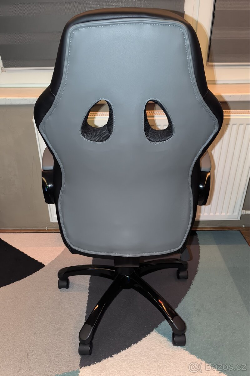 Jysk AGGESTRUP herní židle šedá/černá - 3