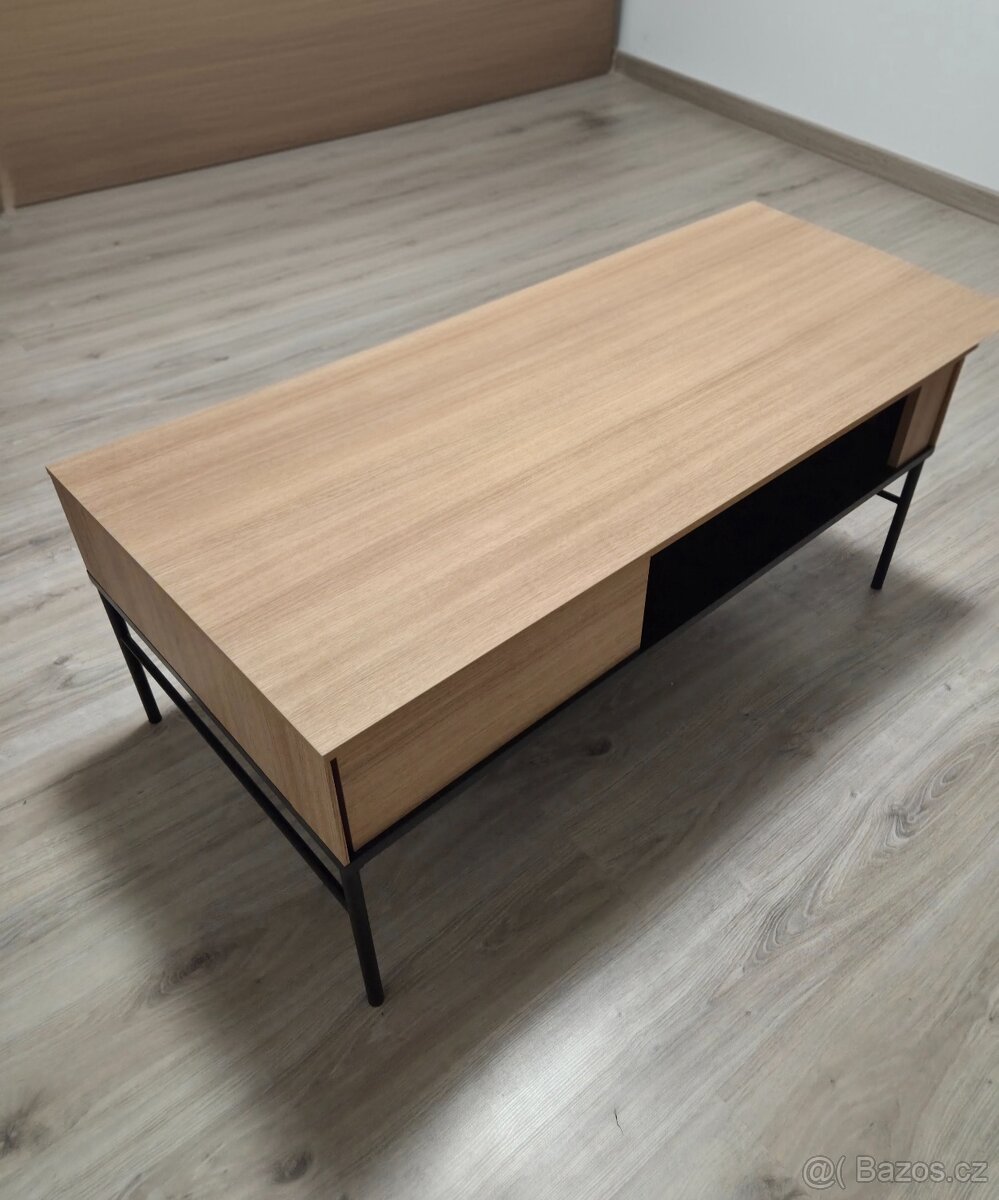 Konferenční stolek - dub linear - 3