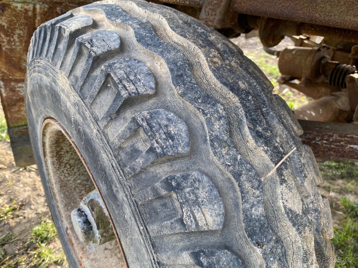 Traktorový vlek vlečka přívěs polský wwp rt45h - 3