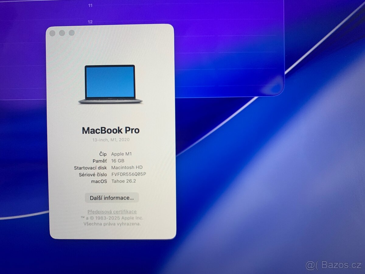 MacBook Pro 13 - M1 - 16gb - 1tb - 3