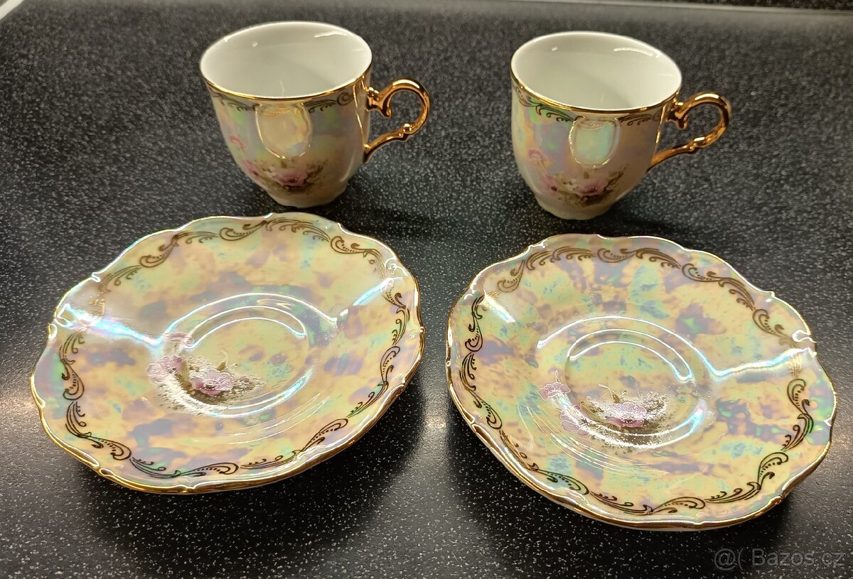 2 šálky s podšálky - 3