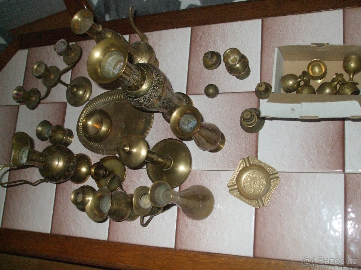 mosaz,váha závaží - 3