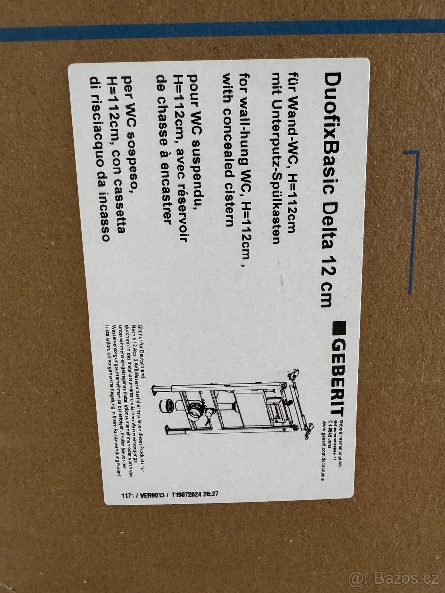 Geberit Duofix Předstěnový WC modul - 3