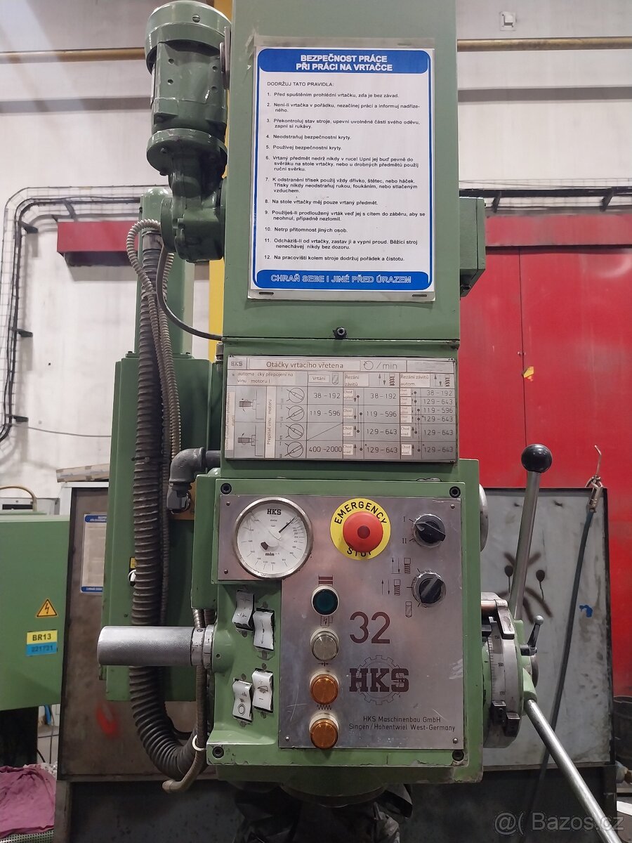 PRODÁME radiální vrtačku HKS 32 MG - 3