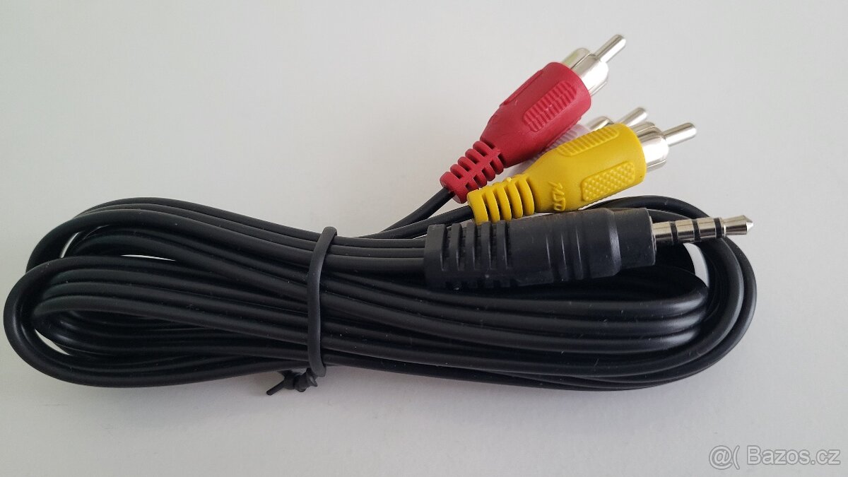 Kábel ø 3,5 jack / 3x RCA cinch - 3