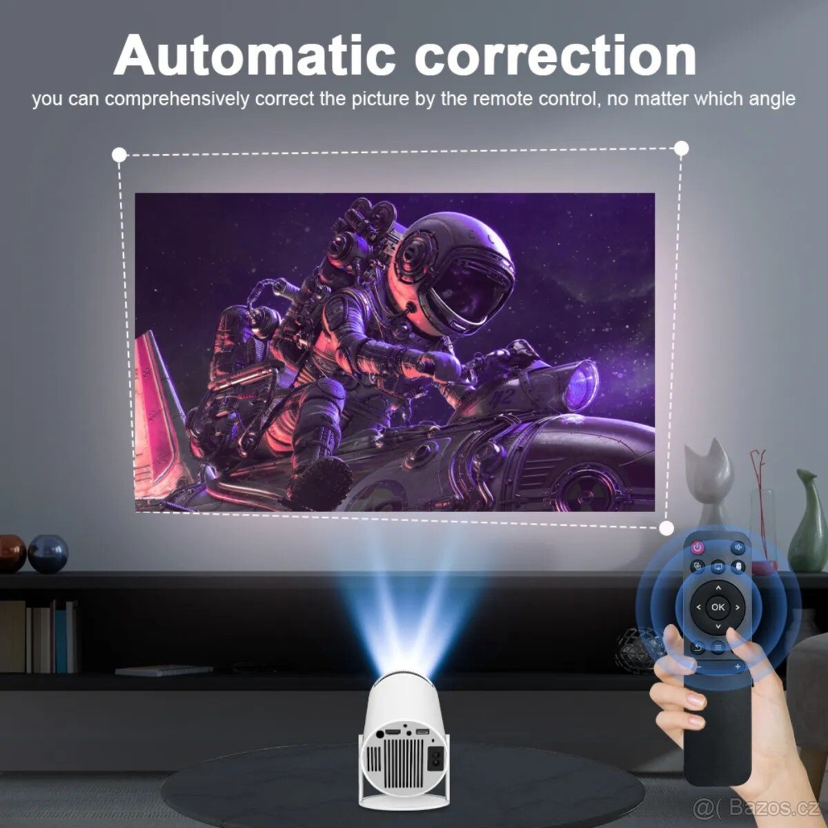 HY300 Plus – Výkonný Android projektor LED 4K 300ANSI - 3