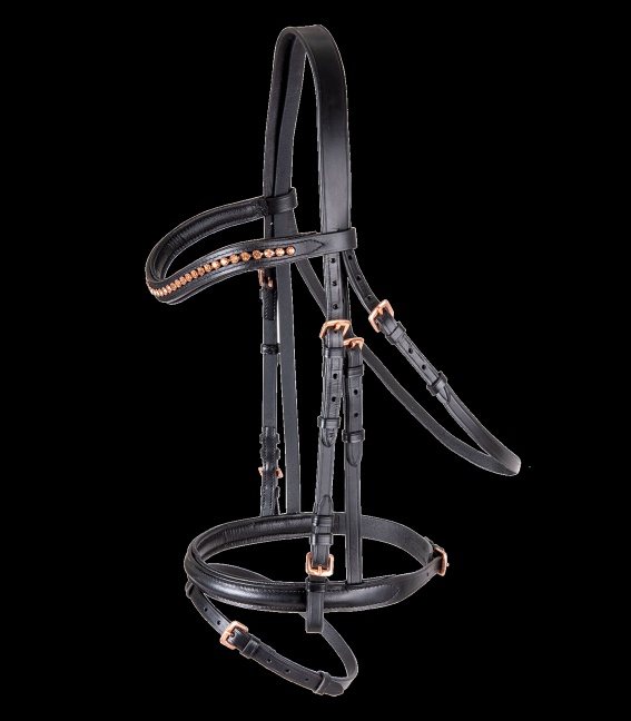 Uzdečka Rosegold COB + FULL - 3