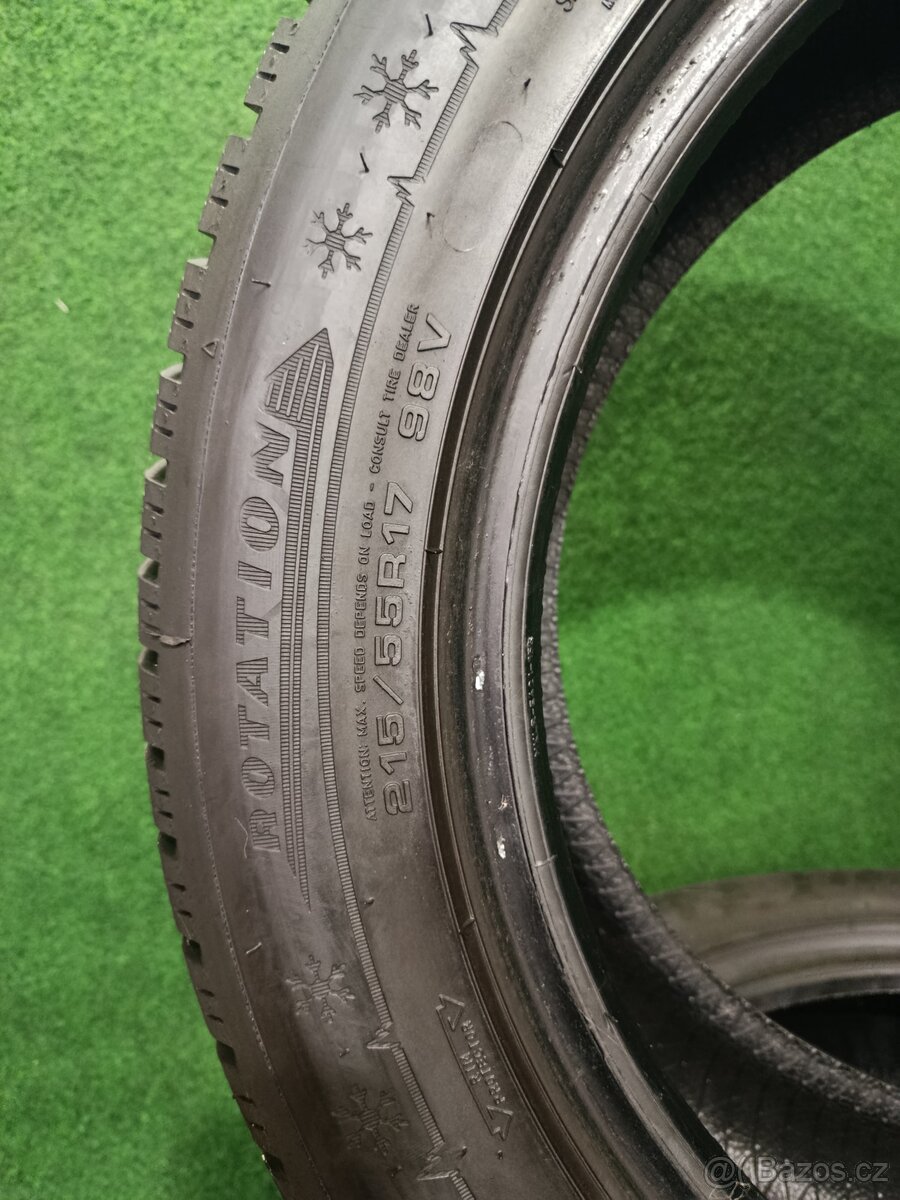 4ks zimni 215/55/17 Dunlop - 3