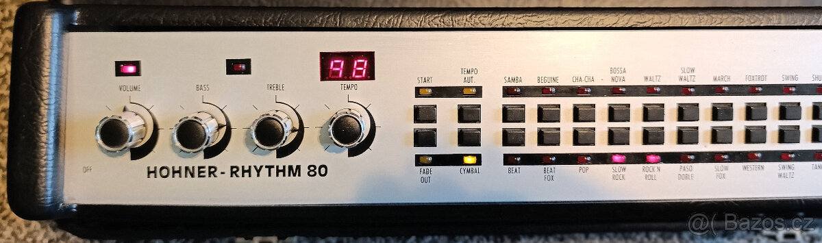 PREDÁM VZÁCNY VINTAGE BICÍ AUTOMAT HOHNER RHYTM 80 1977 - 3