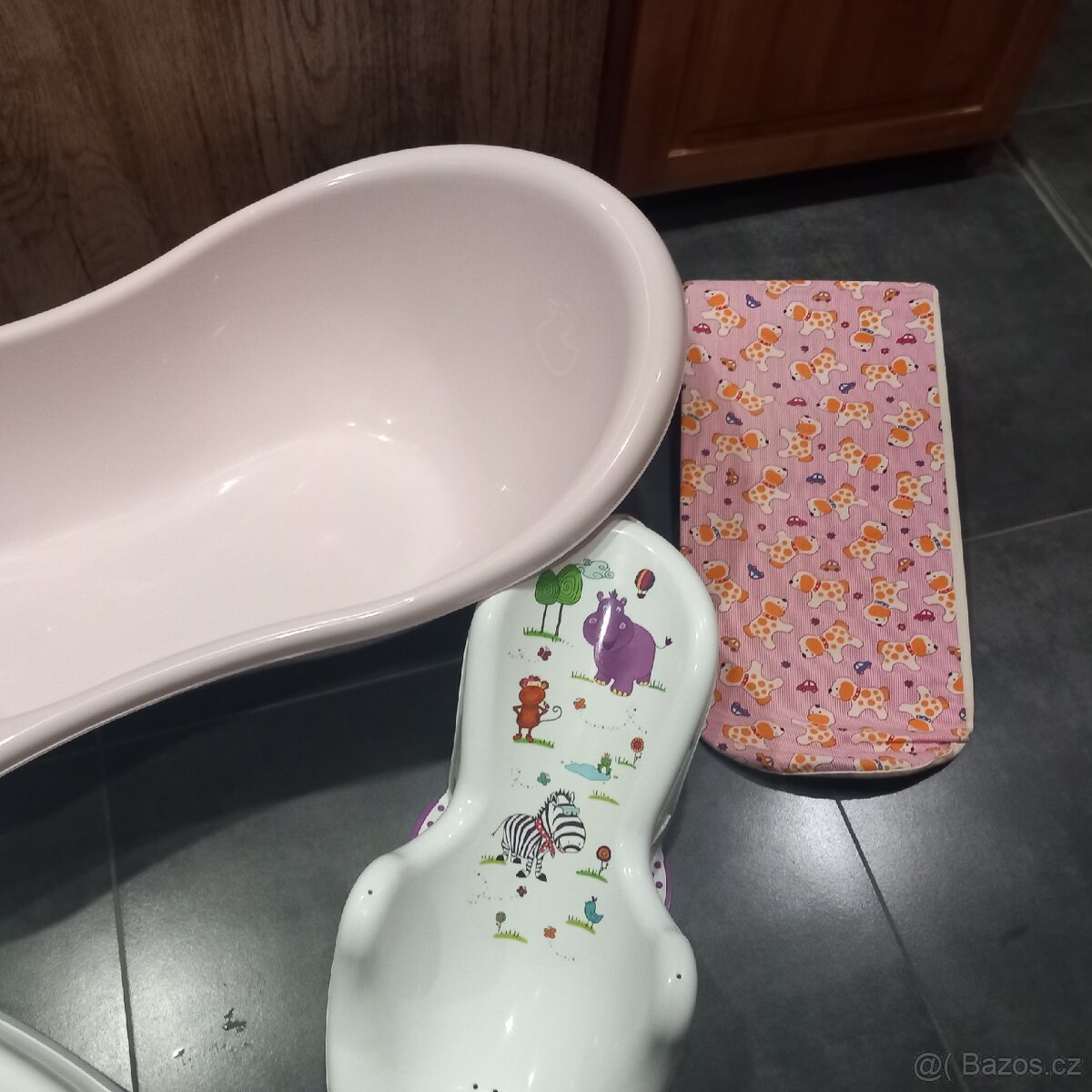Set vybava koupani miminka vanicka lehatka - 3