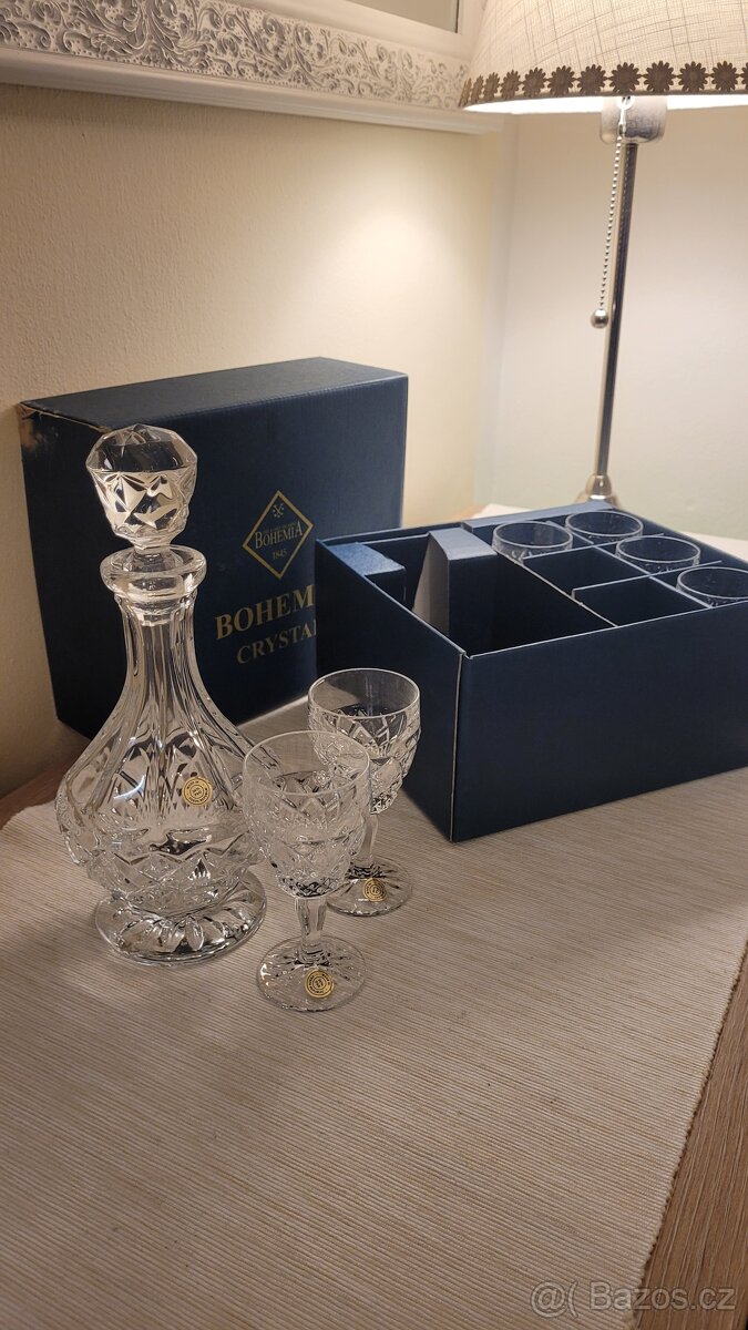 Křišťálové sklenice a karafa - 3