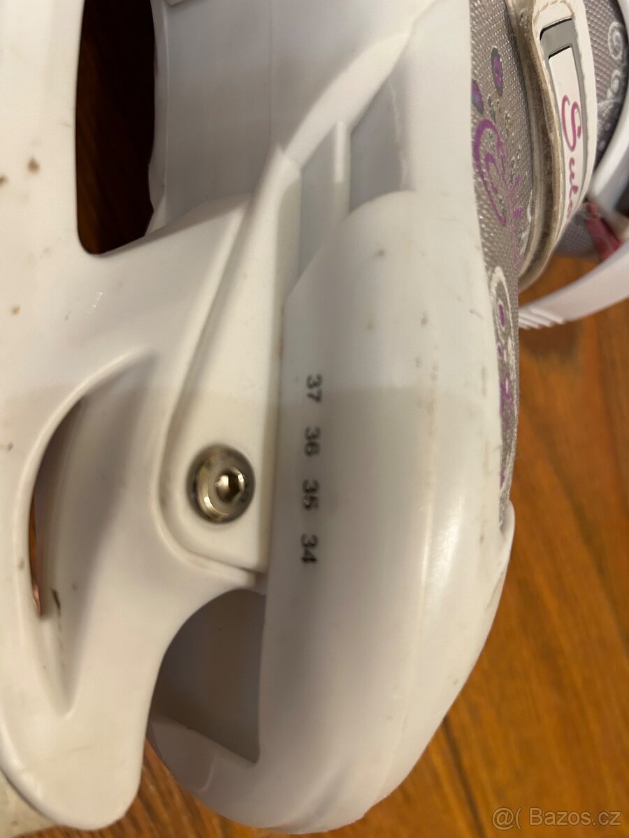 Dětské dívčí lední brusle Sulov, vel. 34 až 37 - 3