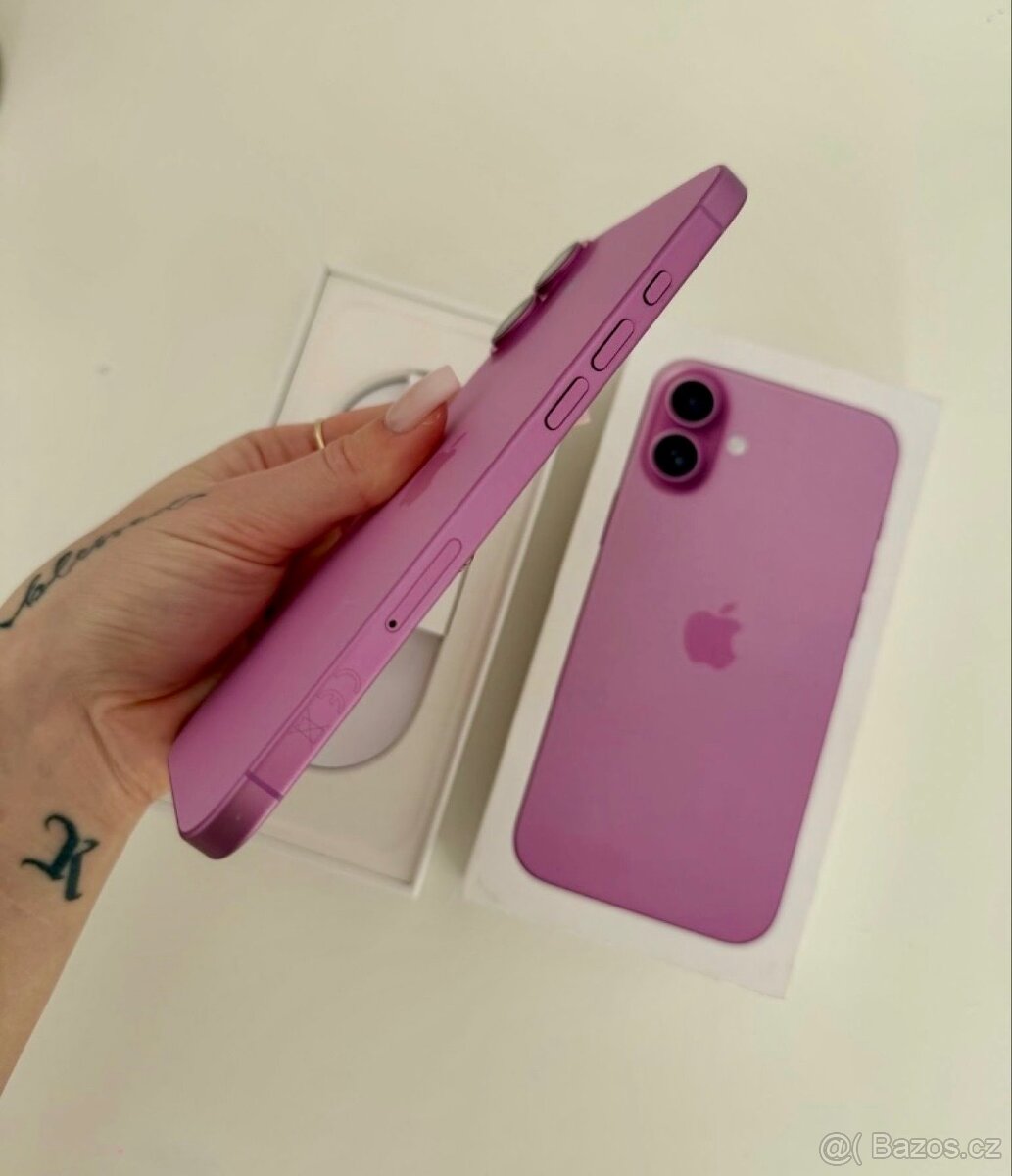 iPhone 16 Pink BATERIE 100% TOP - 3