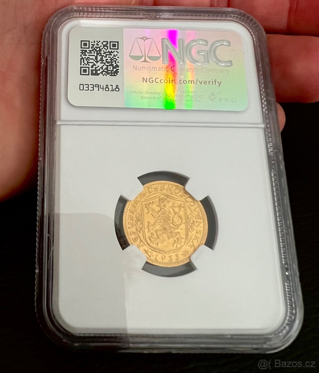 Dukát Sv. Václava 1933 - certifikovaný - 3