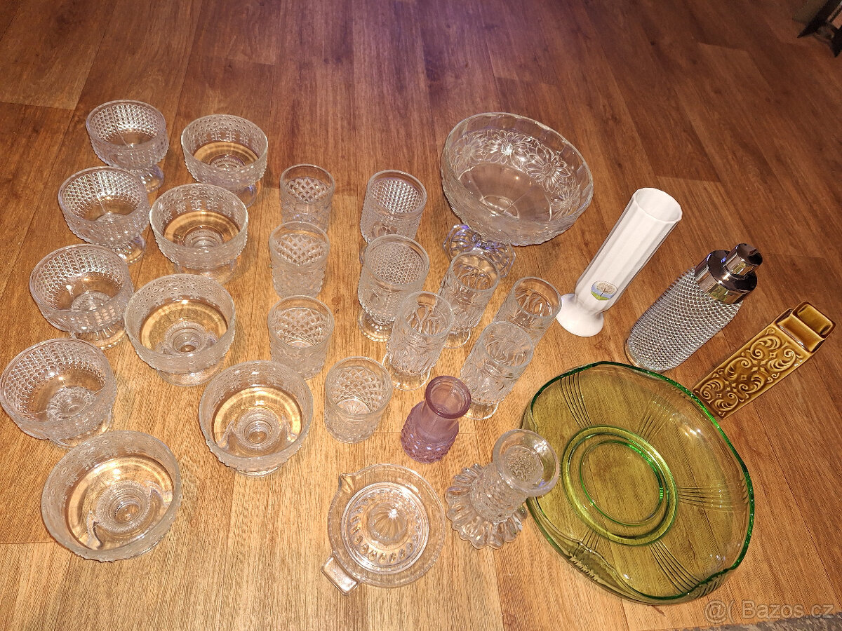 Prodám staré sklo, keramiku, džbán art deco.Matura, Pánek - 3