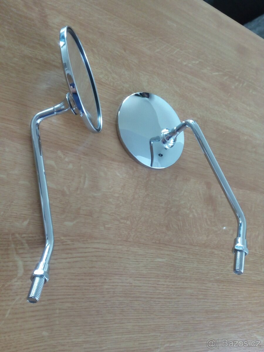 Zrcátka chrom kulatá - 3