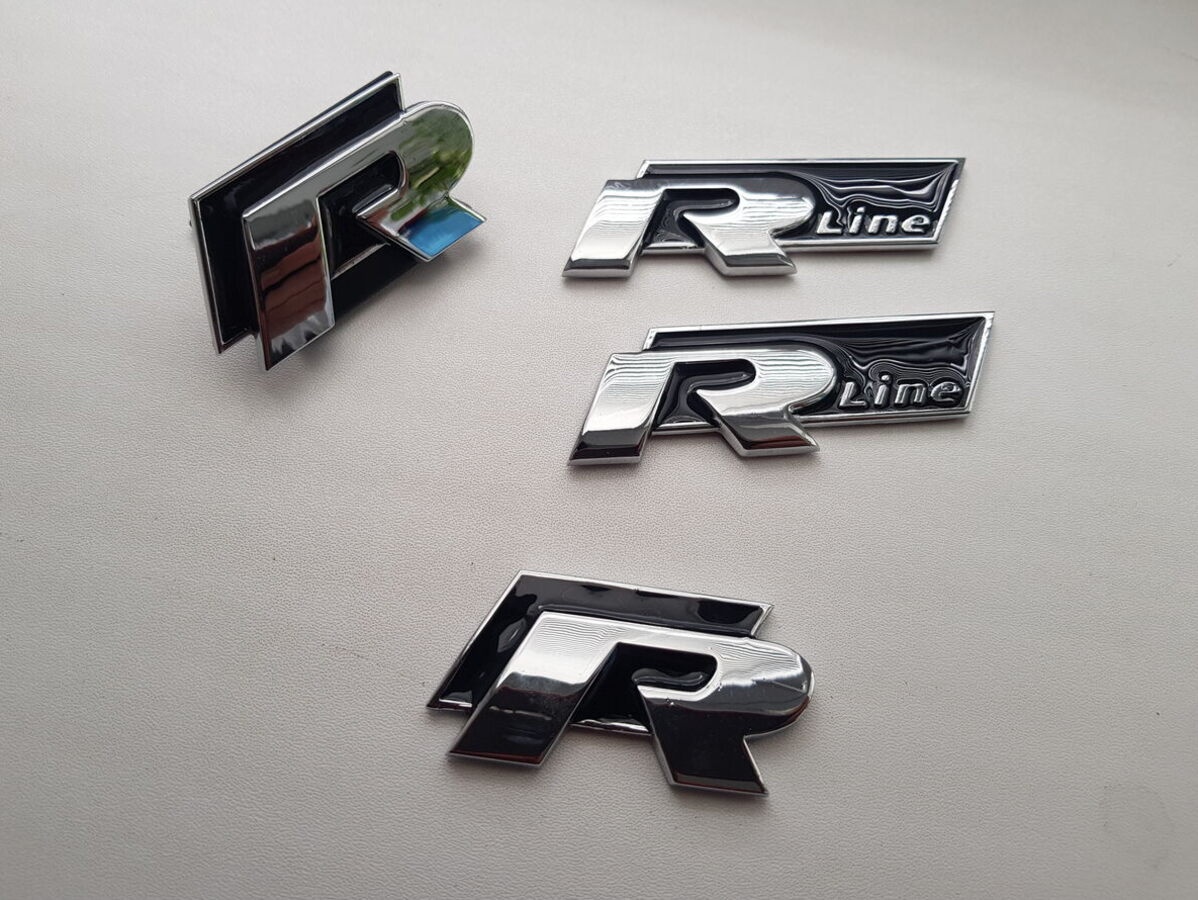 VW R-line napisy znaky loga - 3
