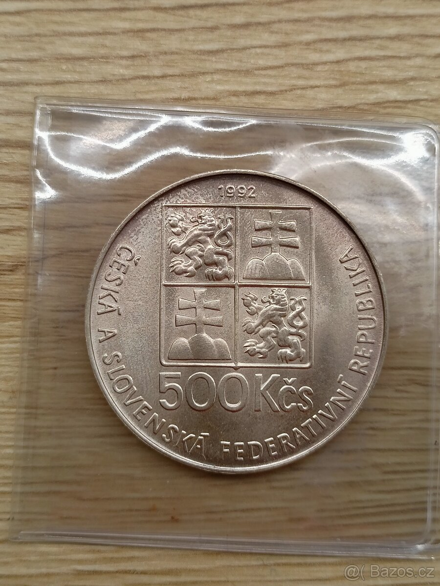 500 Kčs 1992 Komenský - 3