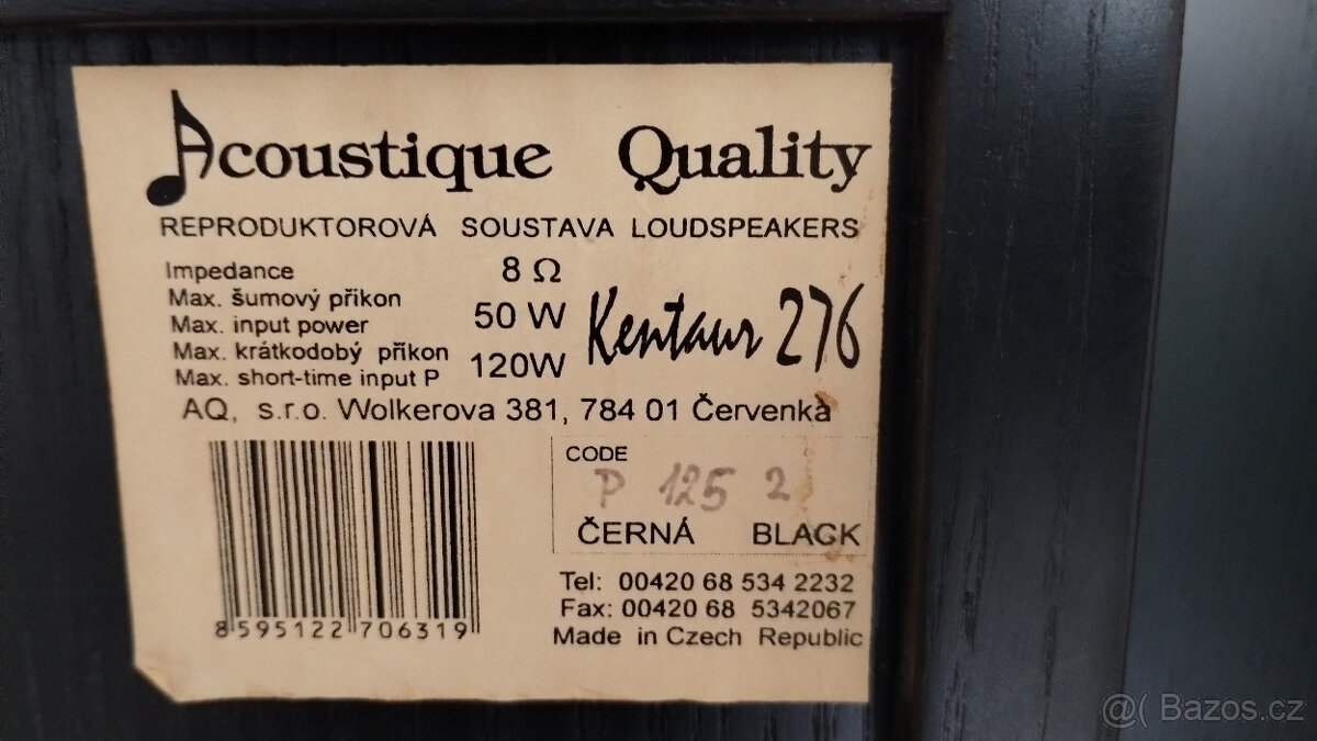Acoustique Quality Kentaur 276 - 3