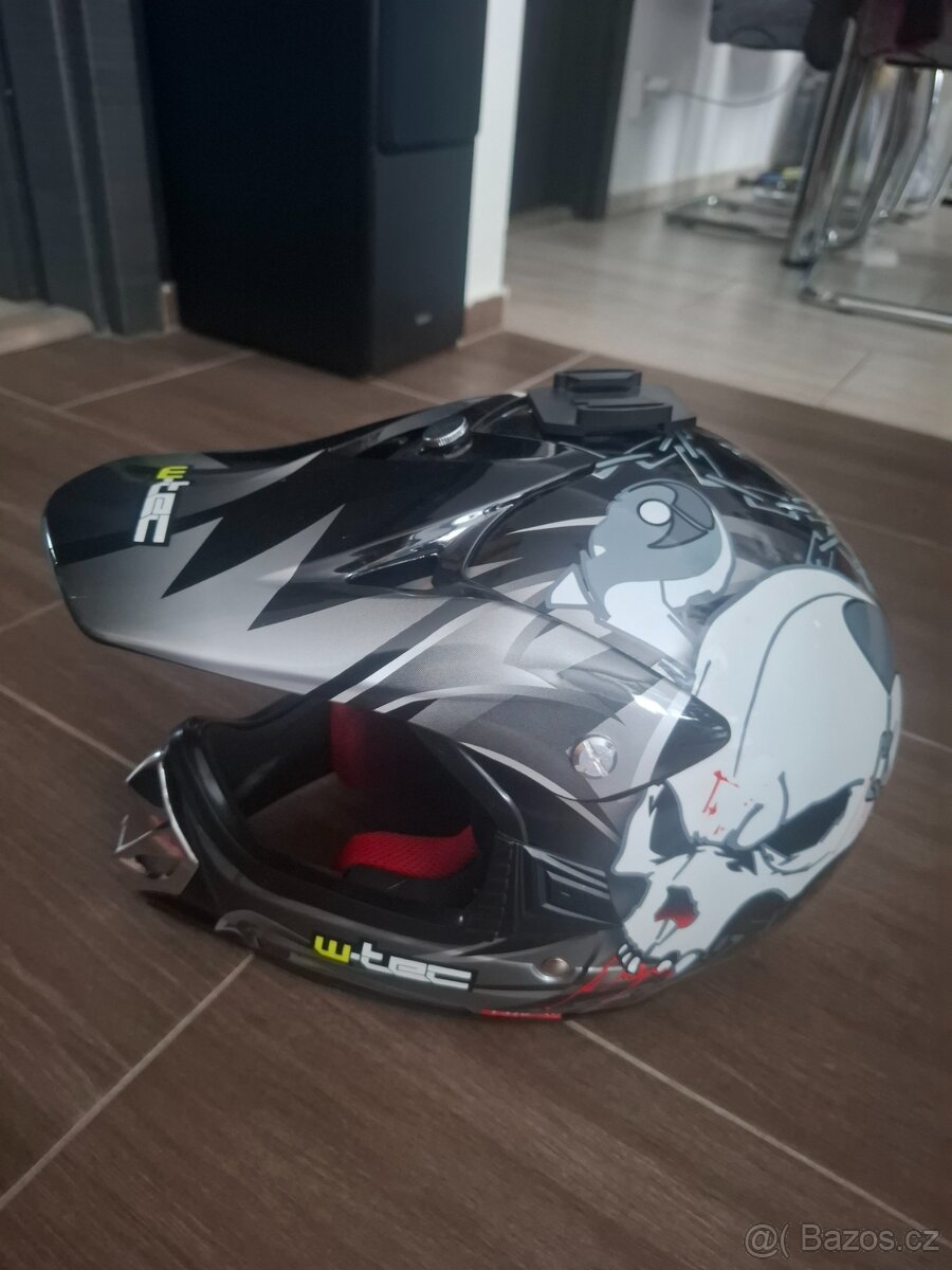 Dětská motocros prilba w-tec - 3