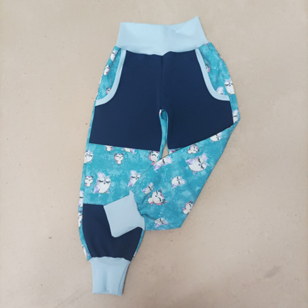 Dětské podzimní softshellové kalhoty - dva motivy - 3