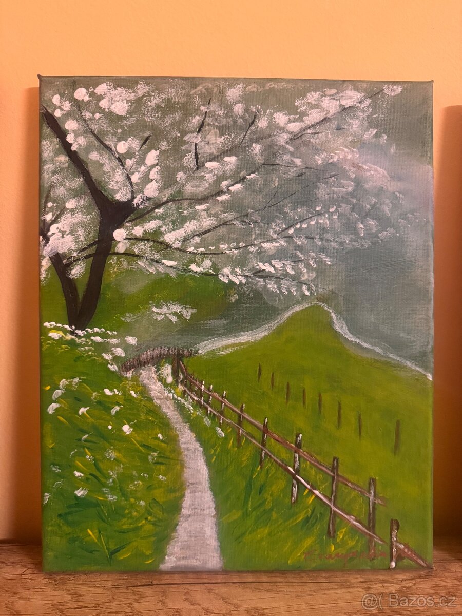 Třídílná sada malovaných obrazů - 3