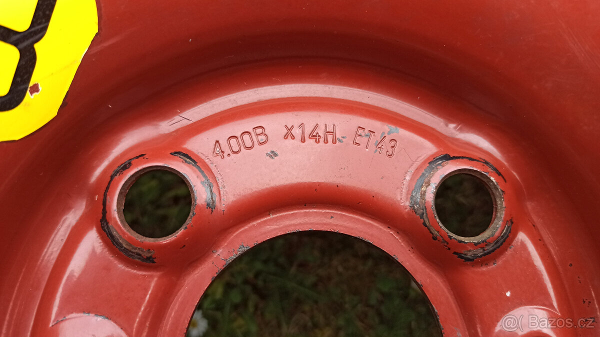 Dojezdová rezerva 4x98 R14 - 3