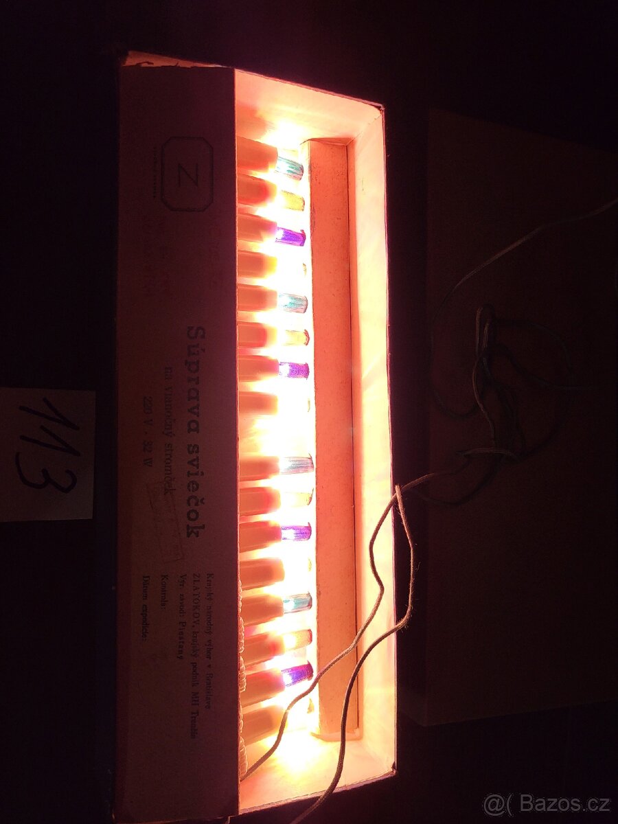 Retro vánoční osvětlení 113 - 3